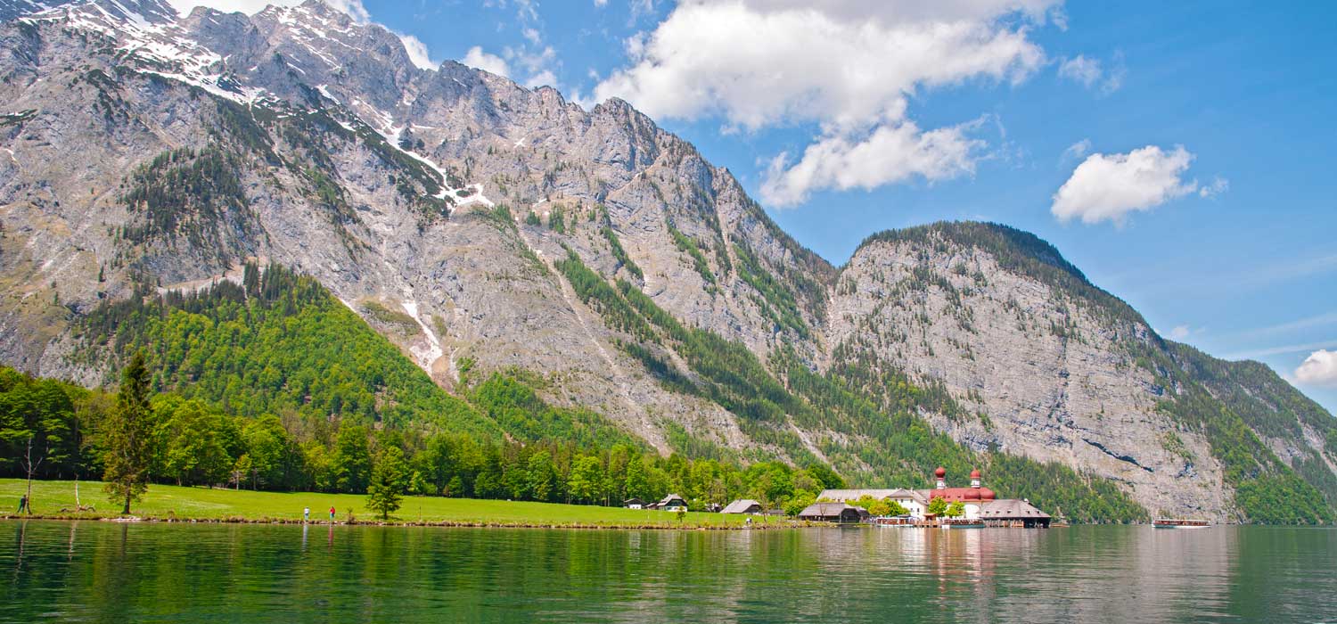 Das Berchtesgadener Land und der Königssee St. Bartholomä am Königssee