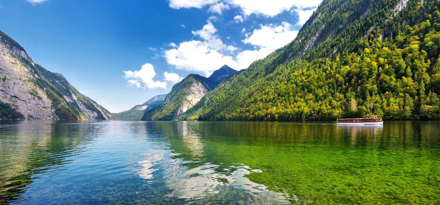 Der Königssee Elektroboot auf dem Königssee